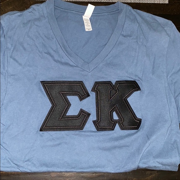 Sigma Kappa Stitched Letters | Poshmark